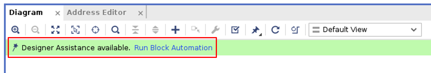 Vivado Block Design Run Block Automation
