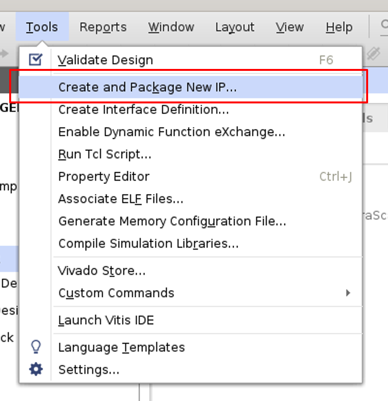 Vivado Create new IP