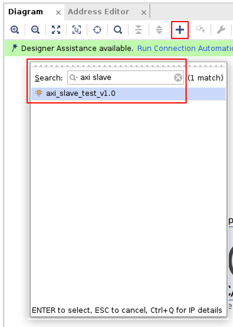 Vivado Block Design add AXI GPIO