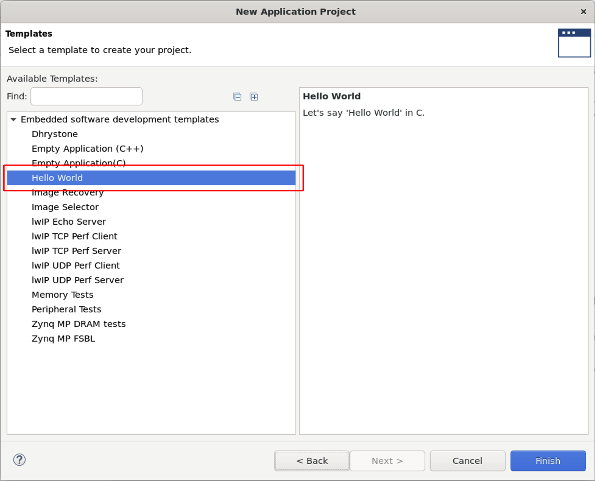 Vitis Select Template